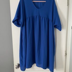 Royal Blue Plus Size Dress